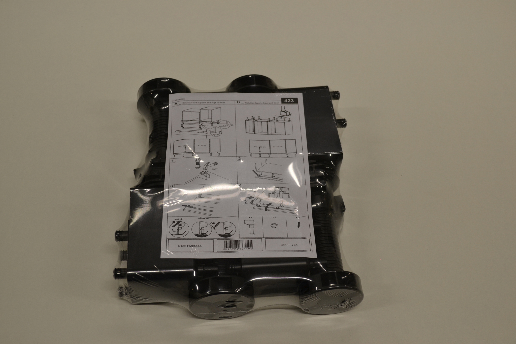 SOCKELBEN 166 MM 4-PACK KOMPL  - Marbodal