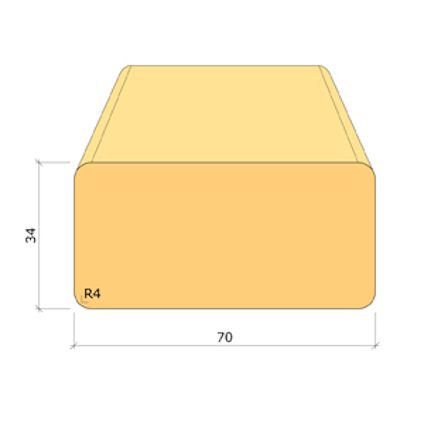 BYGGREGEL G4-3 GRAN 34X70 LPM