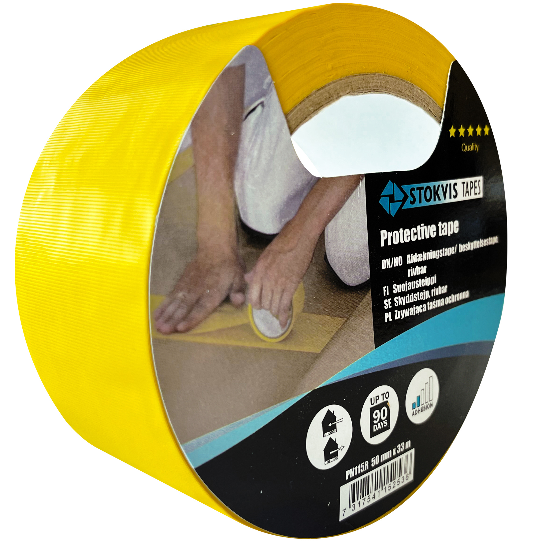 SKYDDSTEJP RIVBAR 50 MM X 33 M - Stokvis Tapes