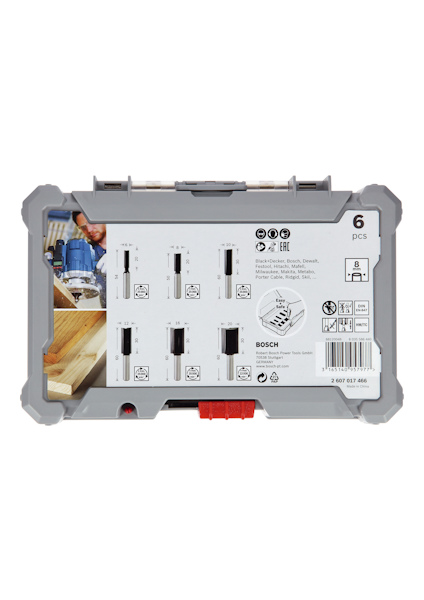 FRÄSSTÅLSET HM NOTFRÄSAR 8MM