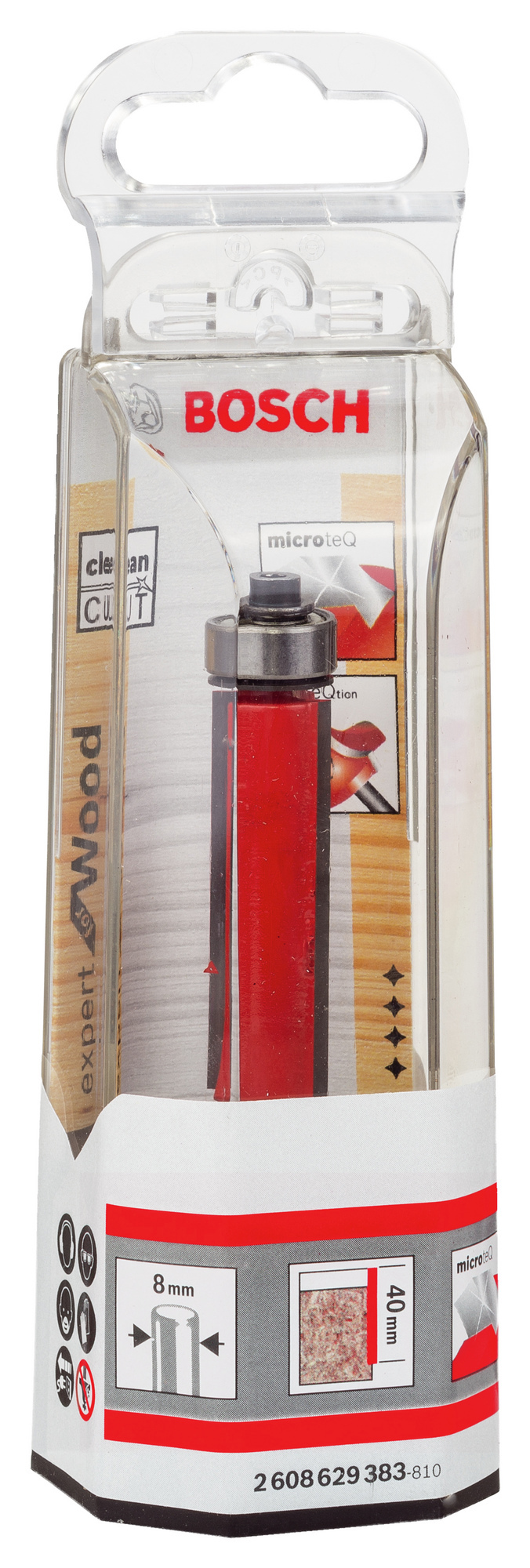 KANTFRÄS S8 D12,7 L40 EXP - Bosch