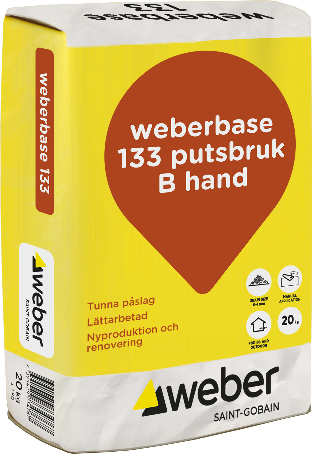 BASE 133 PUTSBRUK B HAND - Weber