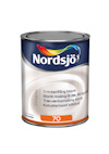Nordsjö snickerifärg original, blank vit burk med färgkod 70 och AkzoNobel-logotyp.
