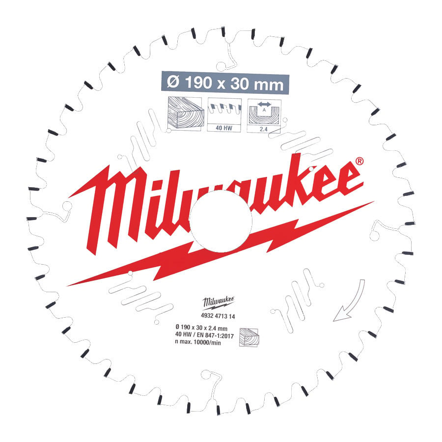 CIRKELSÅGKLINGA MS W190X30X2,4X40 - Milwaukee