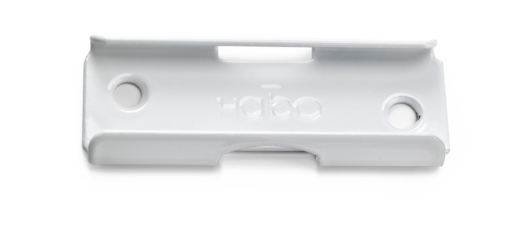 GARDINBESLAG 420-H2 VIT 75 MM 2 ST - Habo