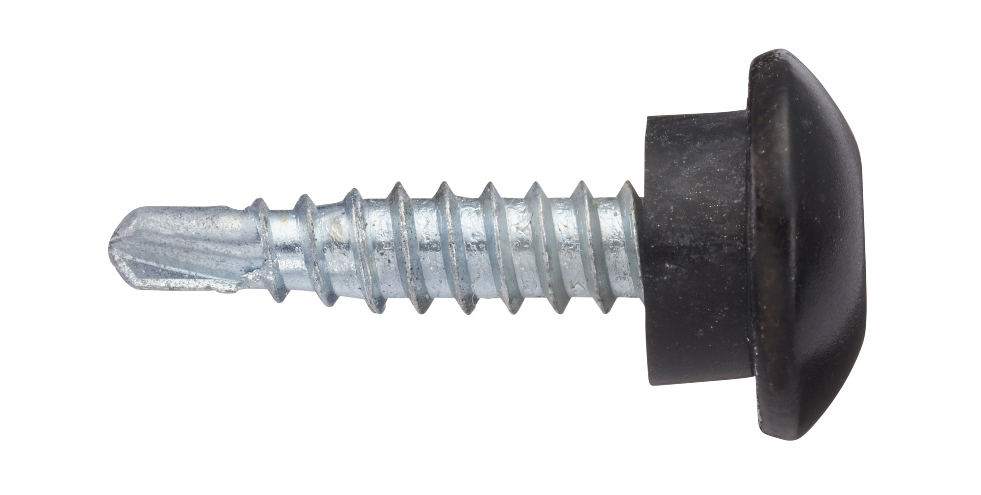 FASADSKRUV ÖVERLAPP STÅL PL. ASK 4,8X23 UTV SVART 100ST - Väst Svensk Byggskruv