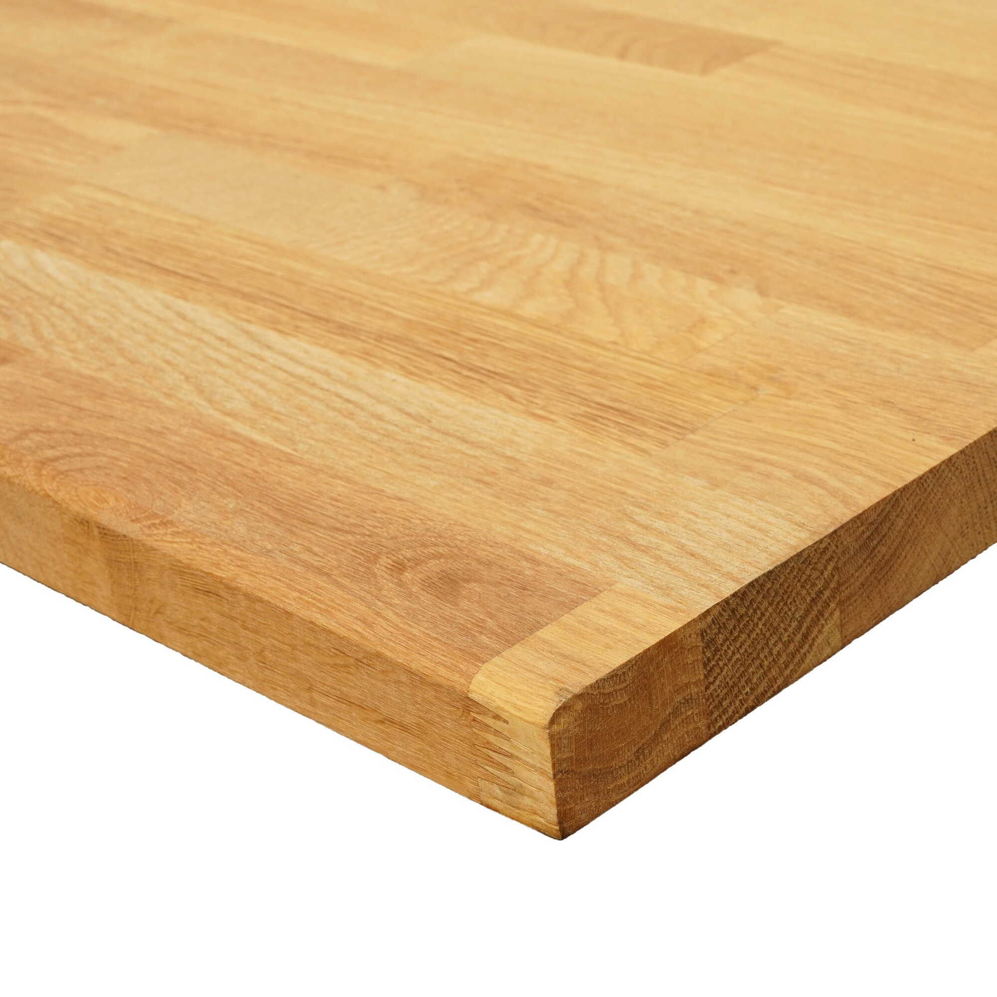 BÄNKSKIVA MASSIV RUNDAD FRAMKANT OLJAD LÄNGD: 3000 MM - BOA