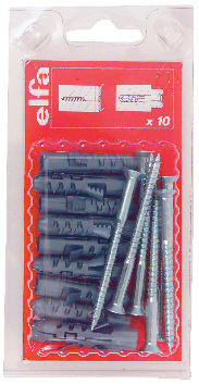 SKRUV PLUGG R6 10ST ELFA - ELFA