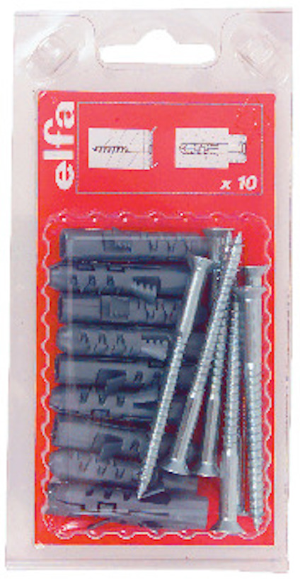 SKRUV PLUGG R6 10ST ELFA