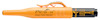 Orange djuphålsmärkare med svart lock, märkt "Pica-Ink Deep Hole Marker" och designbild på hylsan.