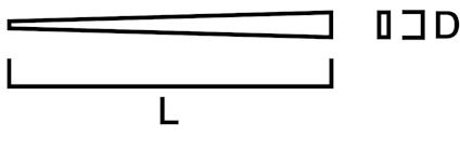 LISTSPIK VIT 60MM 15ST
