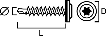 FARMARSKRUV VIT RAL9010 KH